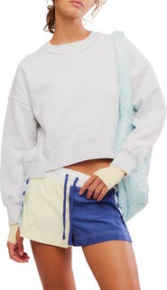 Free People FP Movement Intercept Cotton Blend Sweatshirt