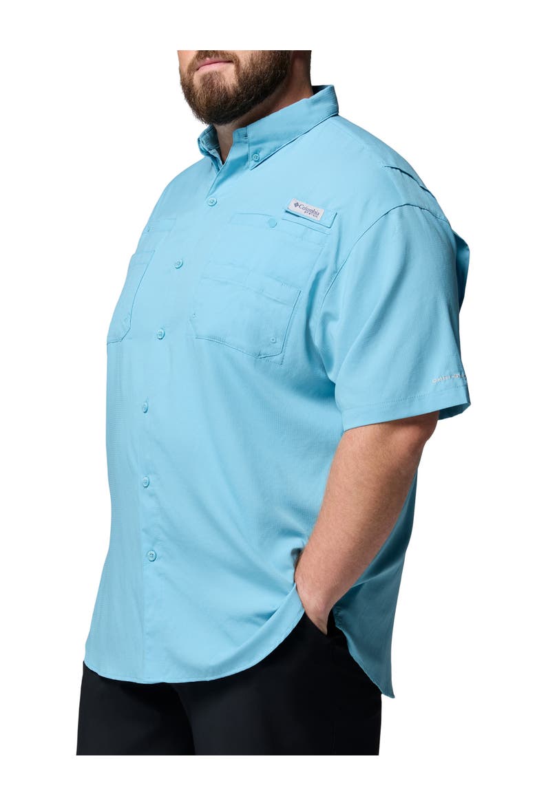 Big & Tall PFG Tamiami II Sport Shirt, Alternate, color, VINTAGE BLUE