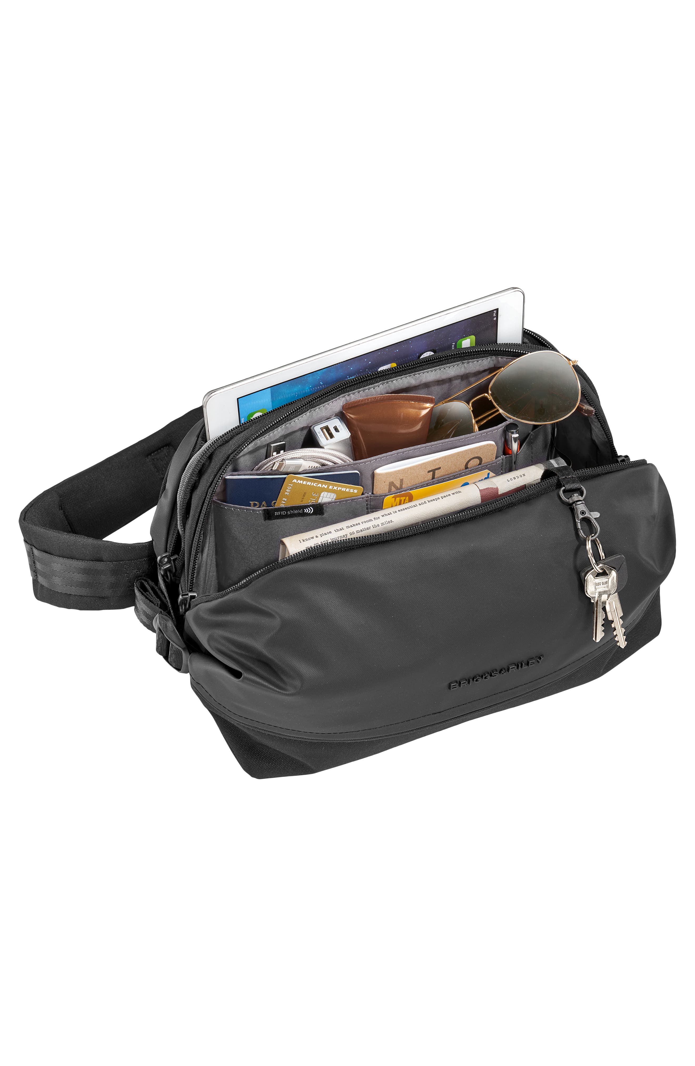 Briggs & Riley Delve Crossbody Bag, Alternate, color, 