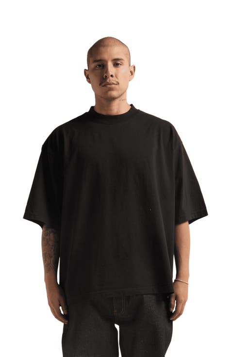Garment Dye Drop Shoulder Oversize Tee