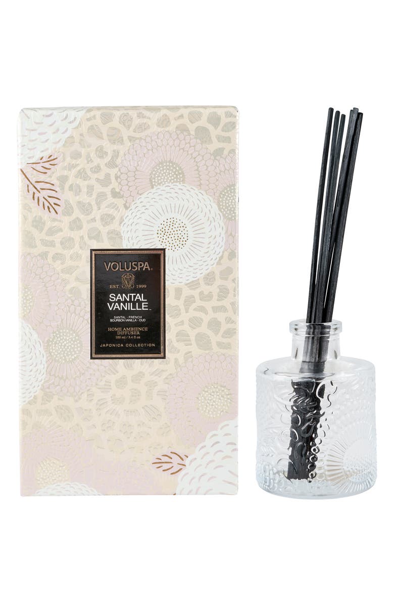 Voluspa Santal Vanille Reed Diffuser, Main, color, Santal Vanille