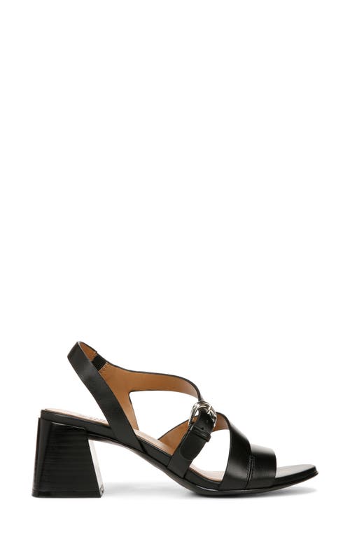 Naturalizer Veva Strappy Sandal In Black Leather
