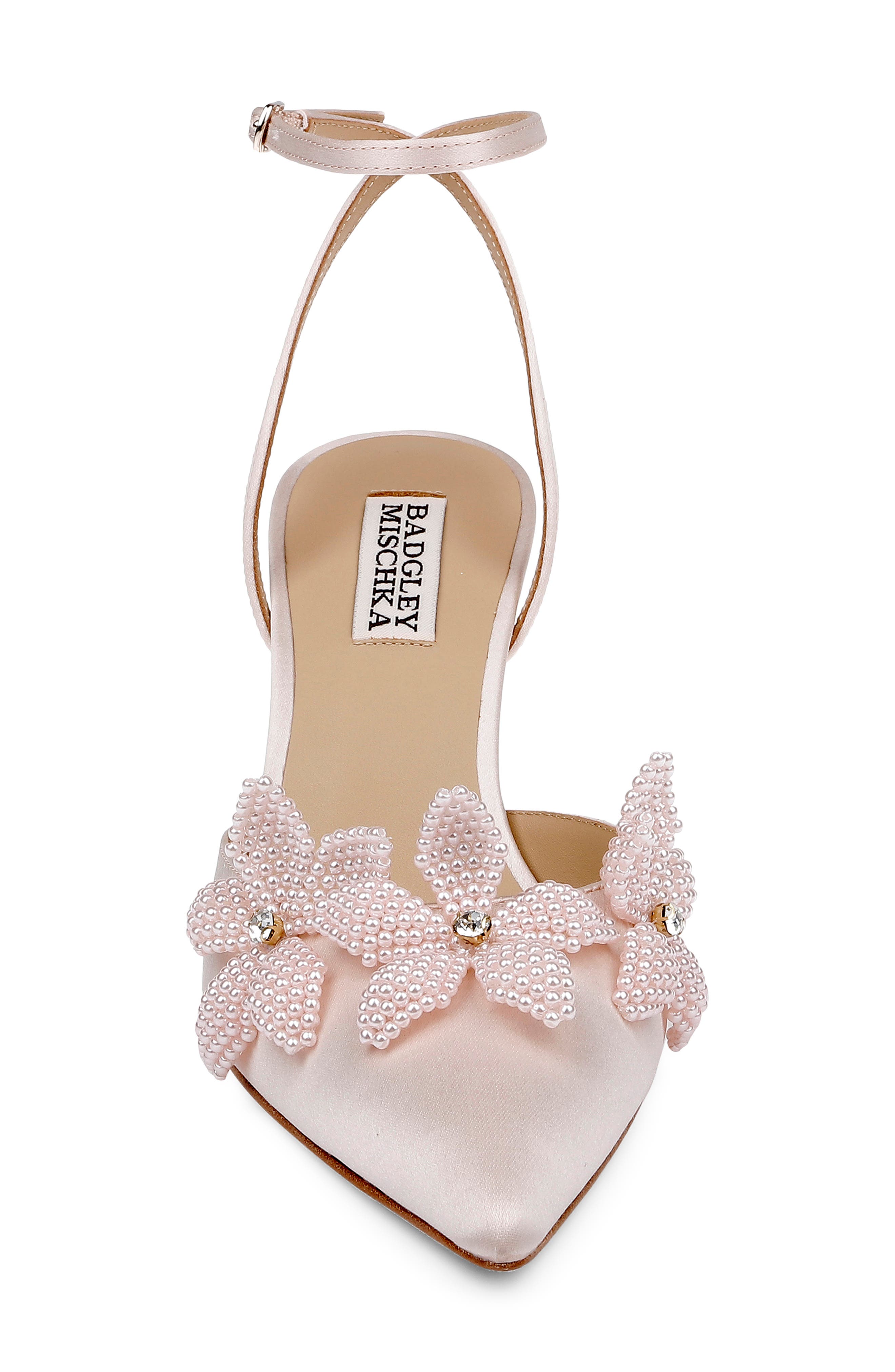 Whitman Ankle Strap Pointed Toe Pump, Alternate, color, CHAMPAGNE SATIN