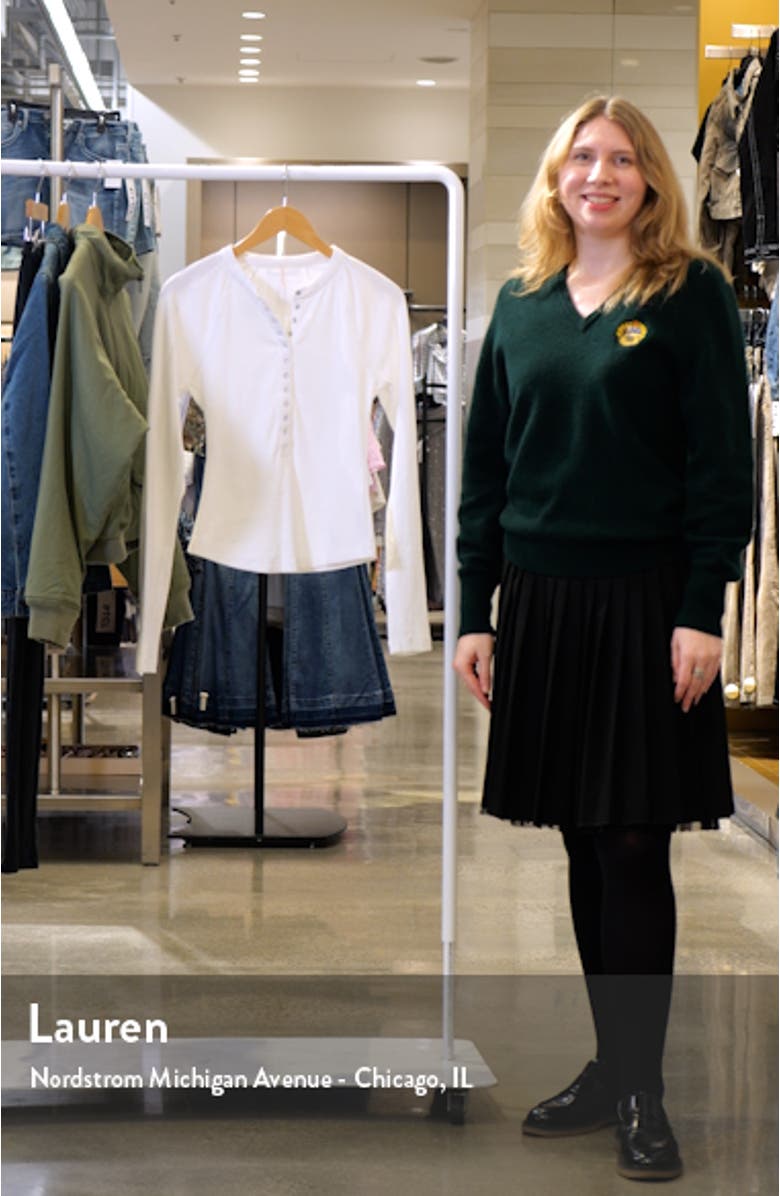 Kick Off Rib Cotton Henley, sales video thumbnail