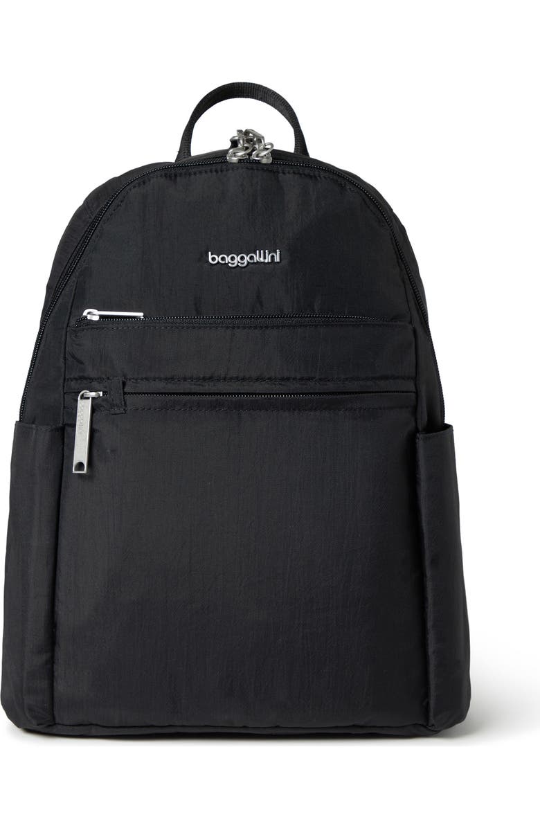 BAGGALLINI Securtex Anti-Theft Vacation Backpack, Main, color, Black