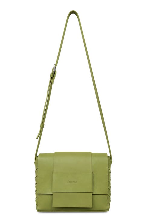 Iris Leather Crossbody Bag