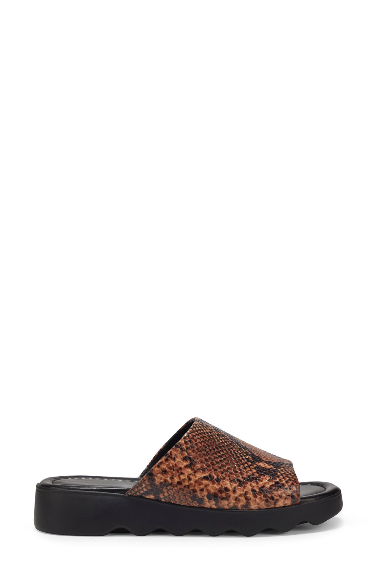 Wanza Slide Sandal, Alternate, color, BROWN SNAKE