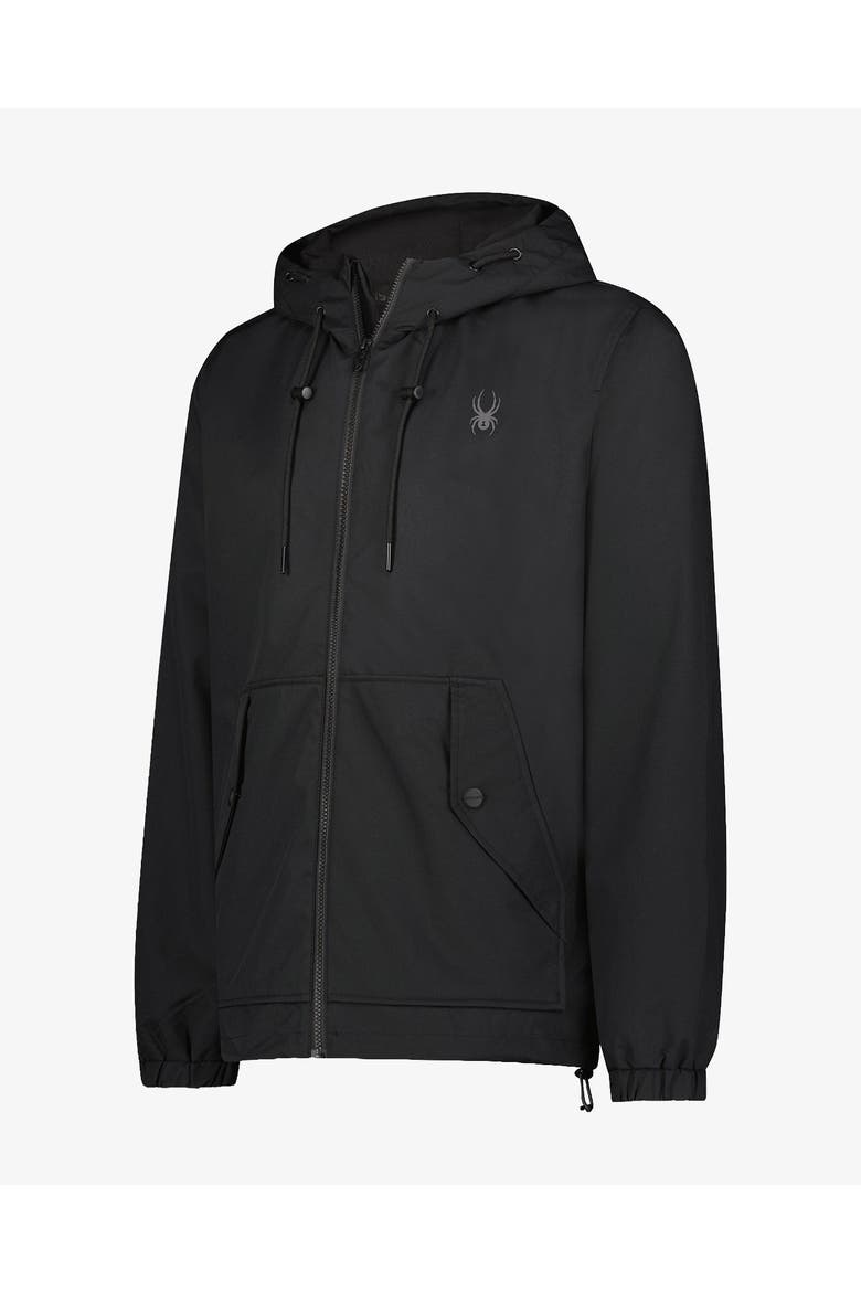 Men Gale Windbreaker, Alternate, color, Black