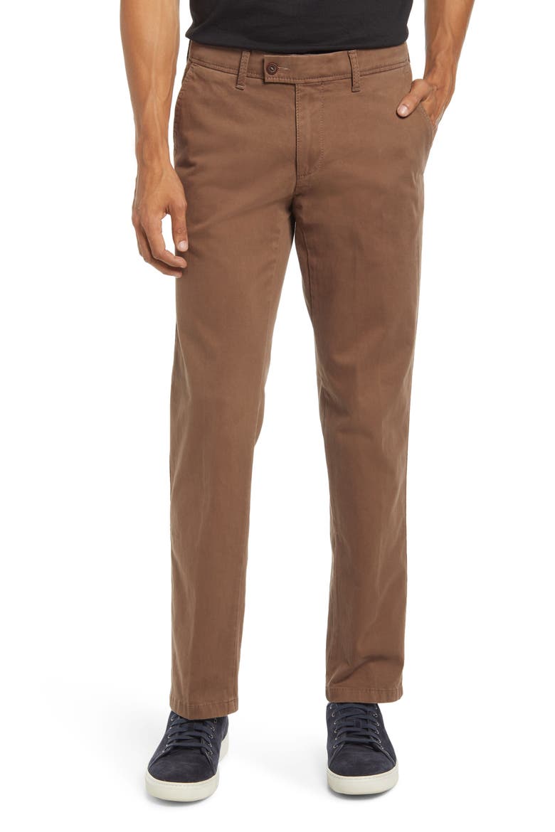 Evans Flat Front Chinos, Main, color, CAMEL