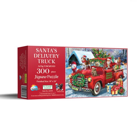 Santa's Delivery Truck 300 piece Jigsaw Puzzle for Adults