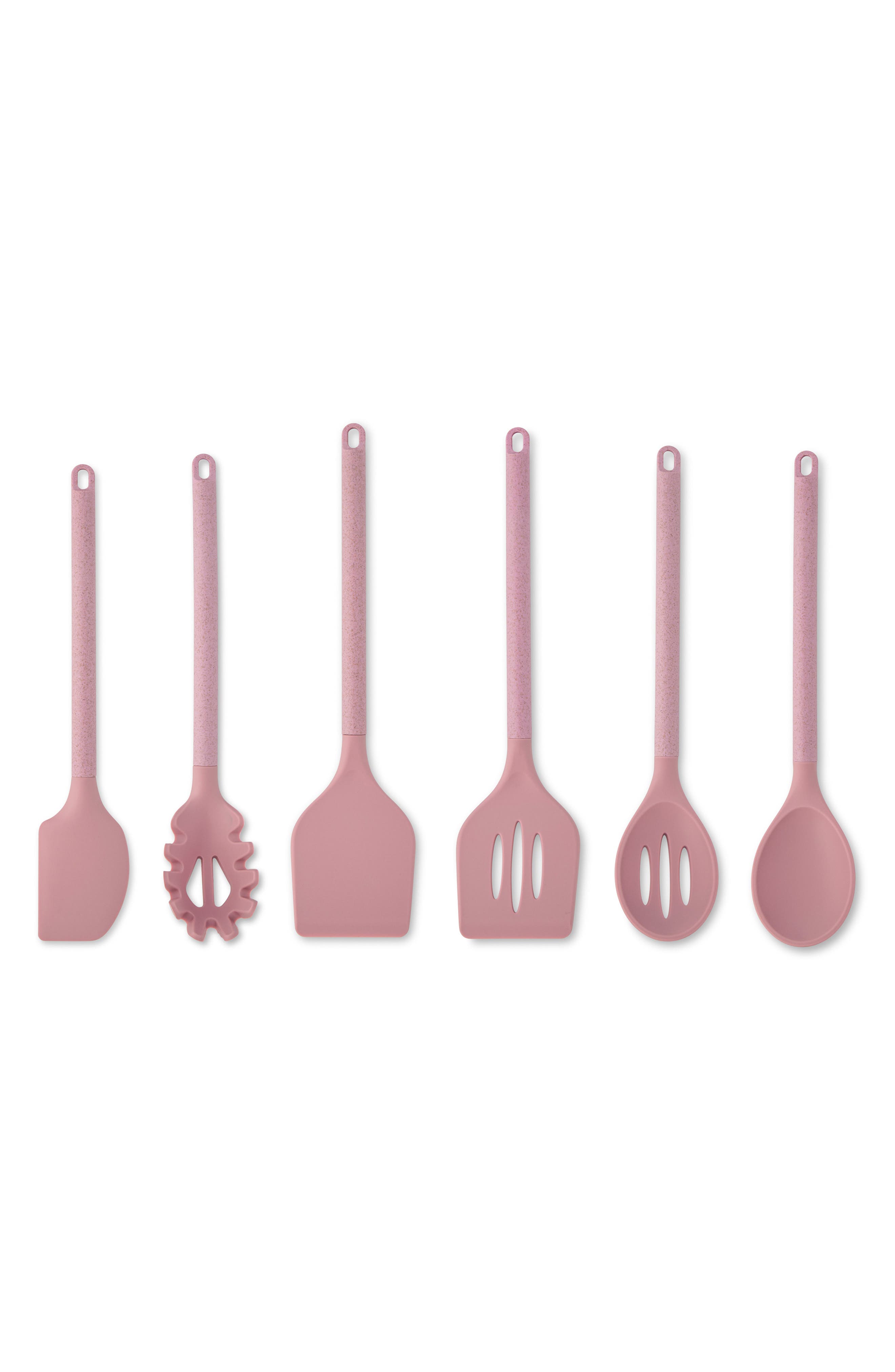 CORE KITCHEN 6-Piece Silicone & Wheat Fiber Cooking Utensil Set