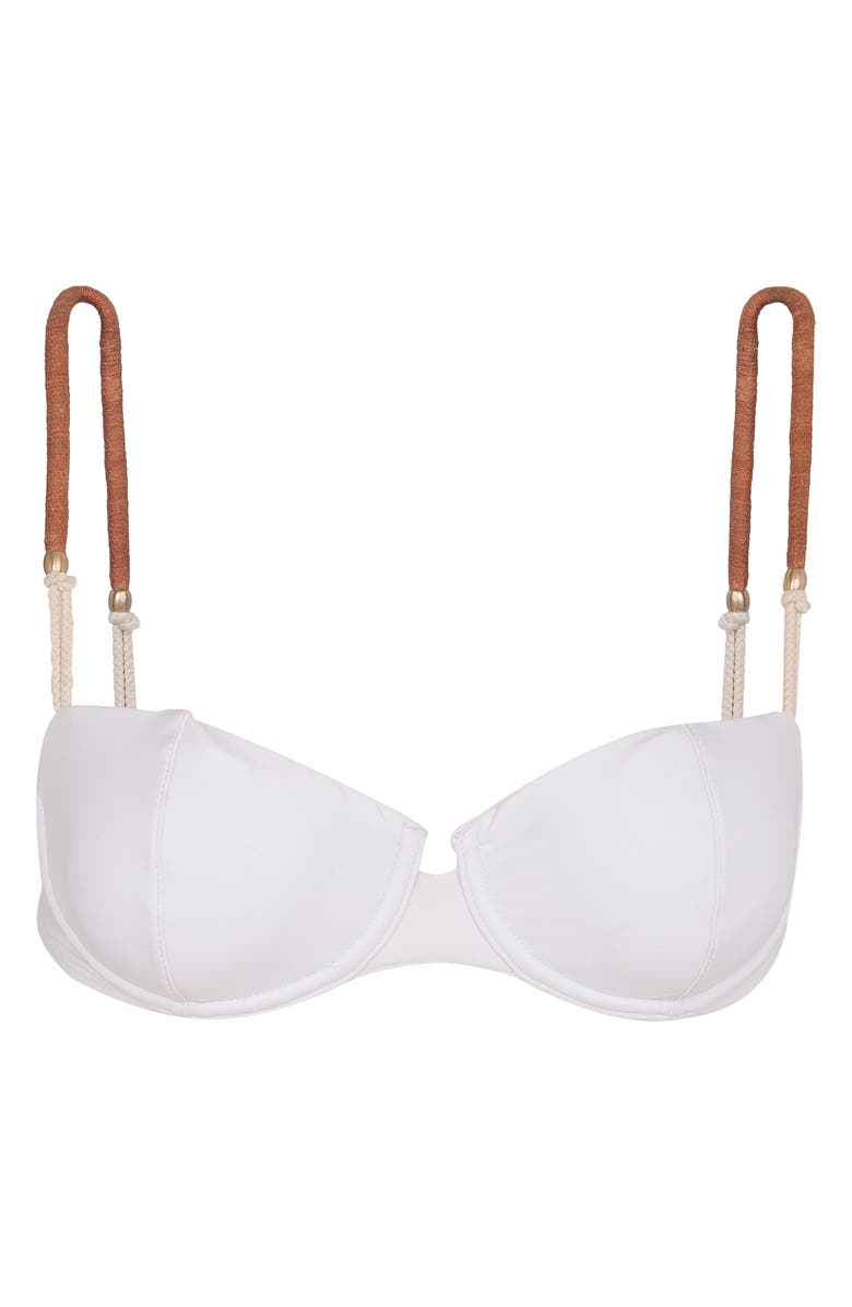 ViX Paula Hermanny Elis Solid Bikini Top, Alternate, color, 