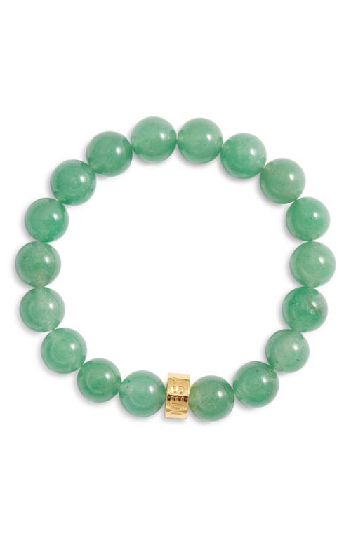 Nest Jewelry Beaded Stretch Bracelet In Green