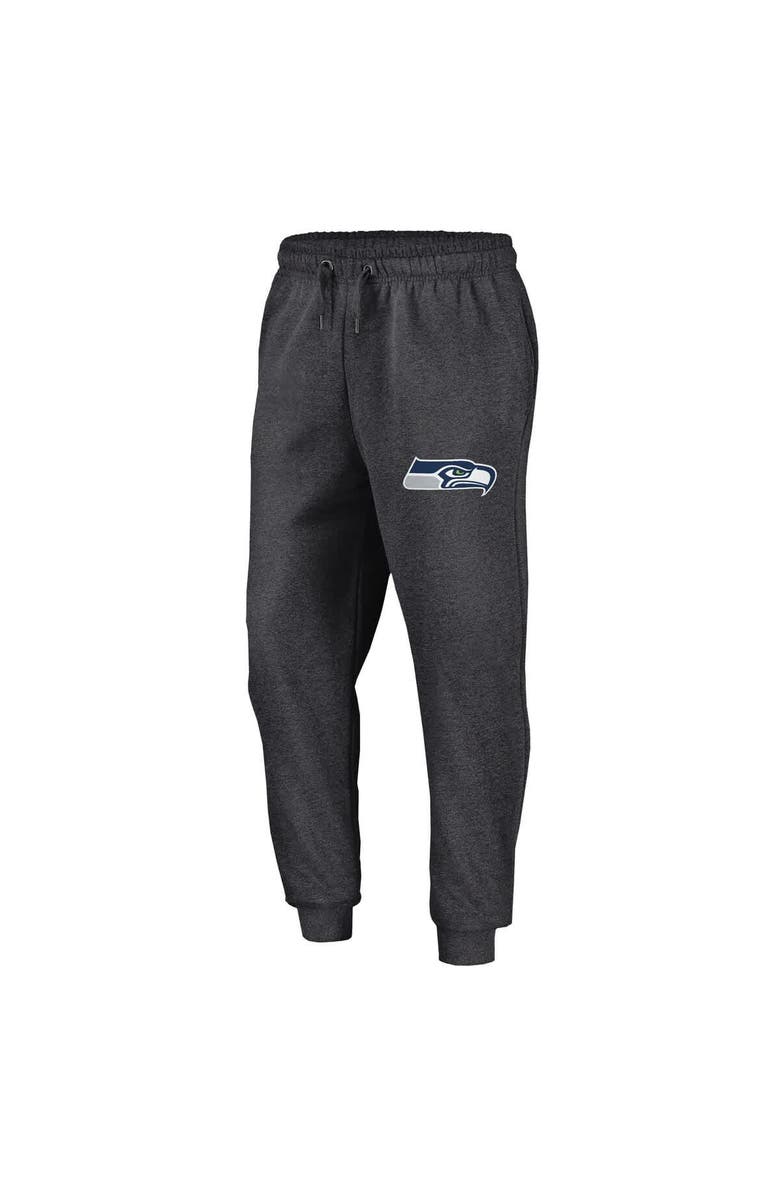 FANATICS Men's Fanatics Heather Charcoal Seattle Seahawks Boost Fleece Joggers, Alternate, color,
