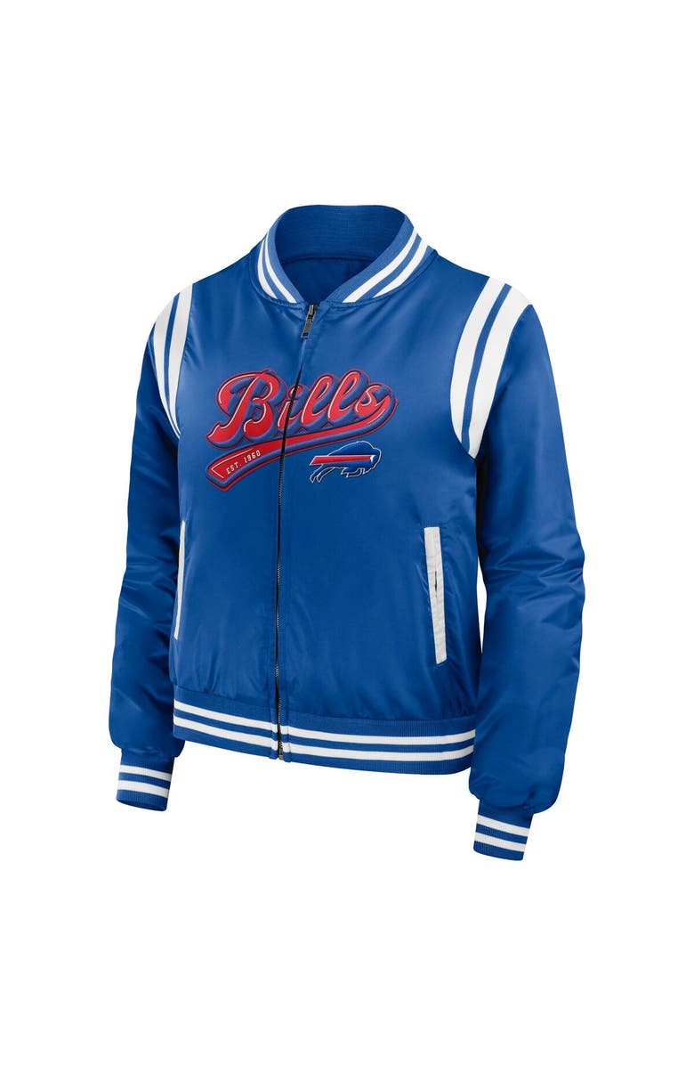 WEAR by Erin Andrews Women's WEAR by Erin Andrews Royal Buffalo Bills Bomber Full-Zip Jacket, Alternate, color, Royal