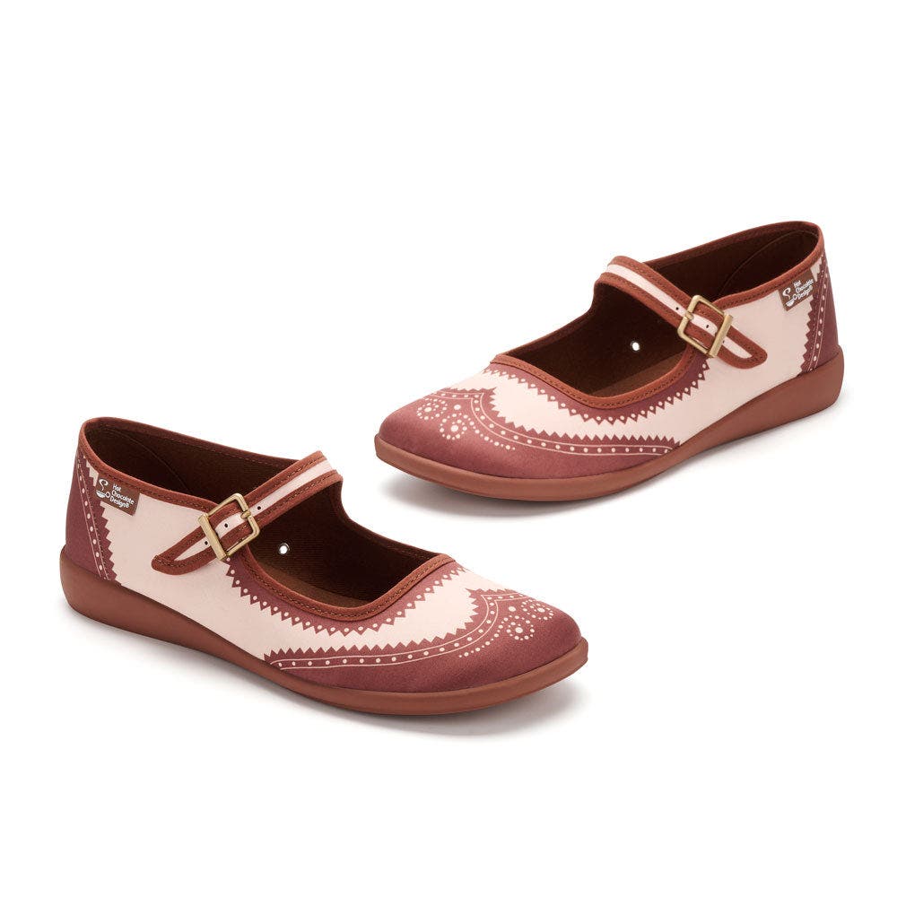Hot Chocolate Design Havana Coffee Women's Mary Jane Flats, Alternate, color, Havana Coffee
