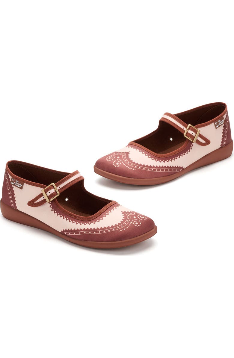 Hot Chocolate Design Havana Coffee Women's Mary Jane Flats, Alternate, color, Havana Coffee