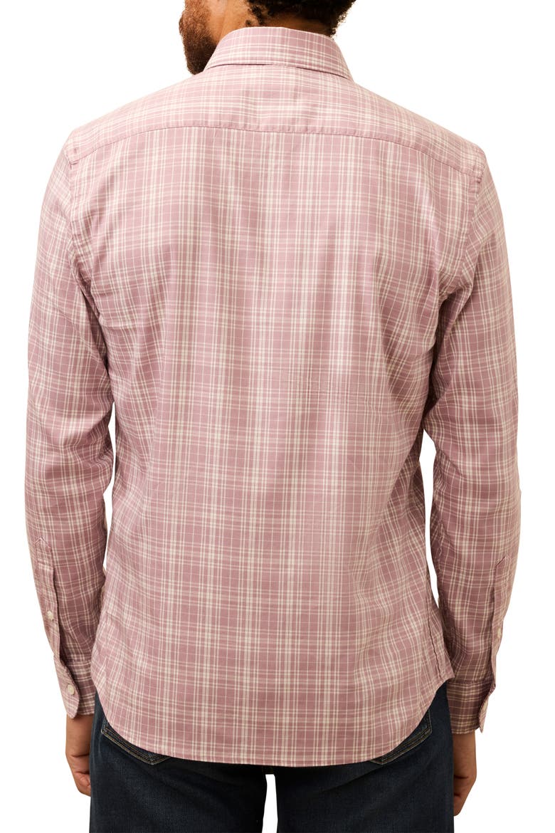 The Movement Button-Up Shirt, Alternate, color, PLUM CLOUD PLAID