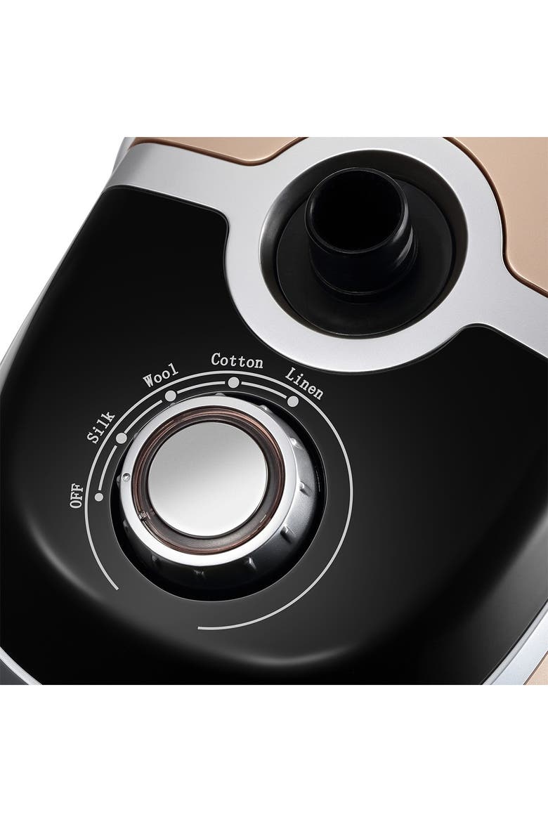 Professional Dual Bar 4-Setting Garment Steamer & Built-In Ironing Board, Alternate, color, GOLD