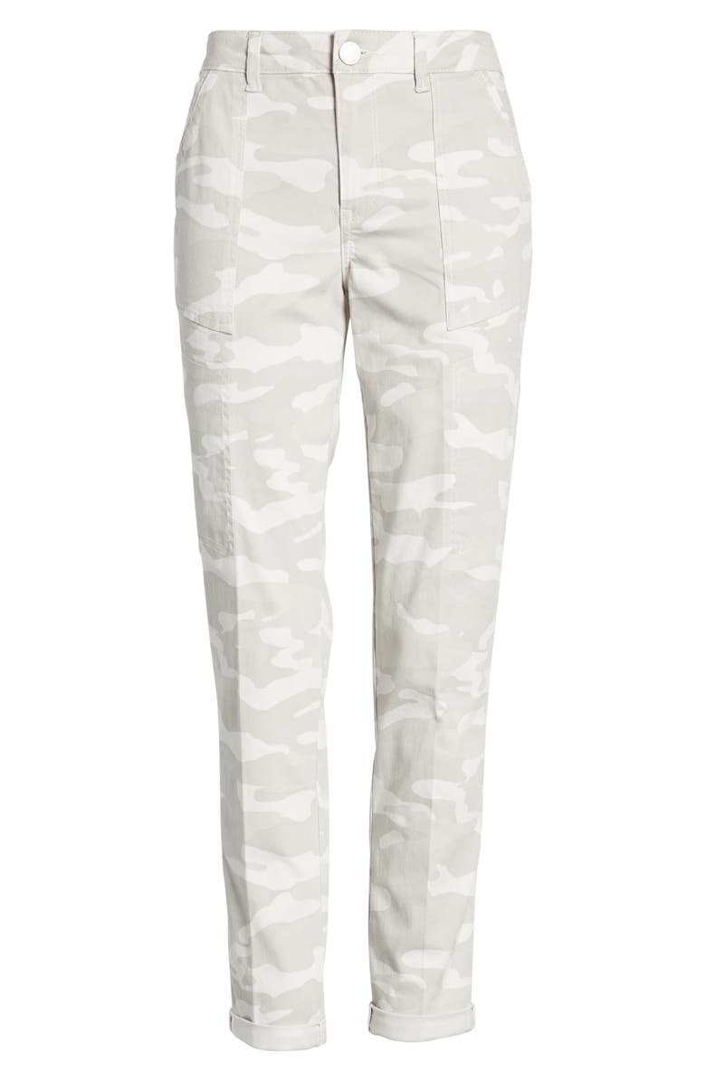 Wit & Wisdom Flex-ellent Camo High Waist Cargo Pants, Alternate, color,