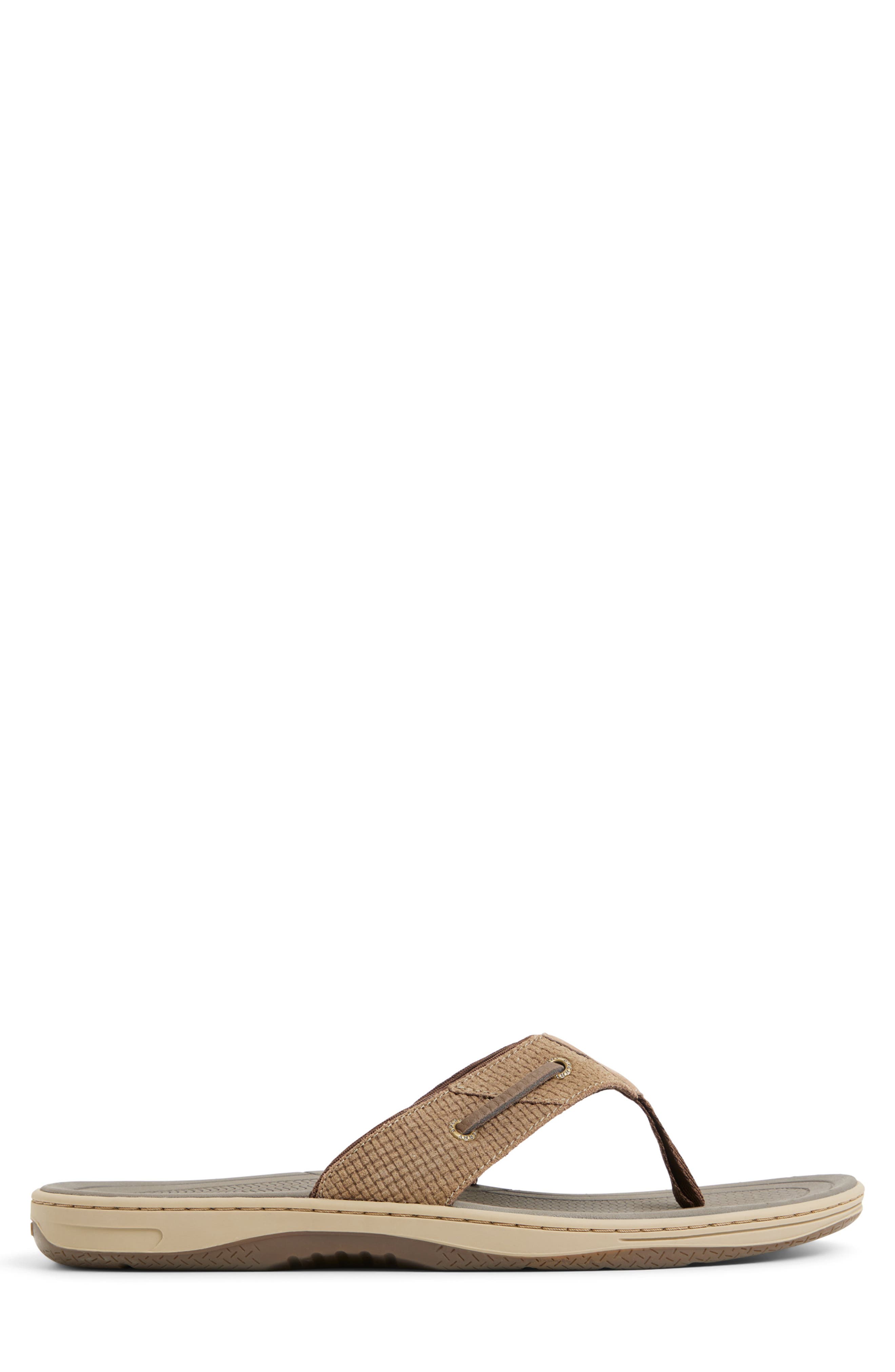 Sperry Baitfish Flip Flop, Alternate, color, Taupe