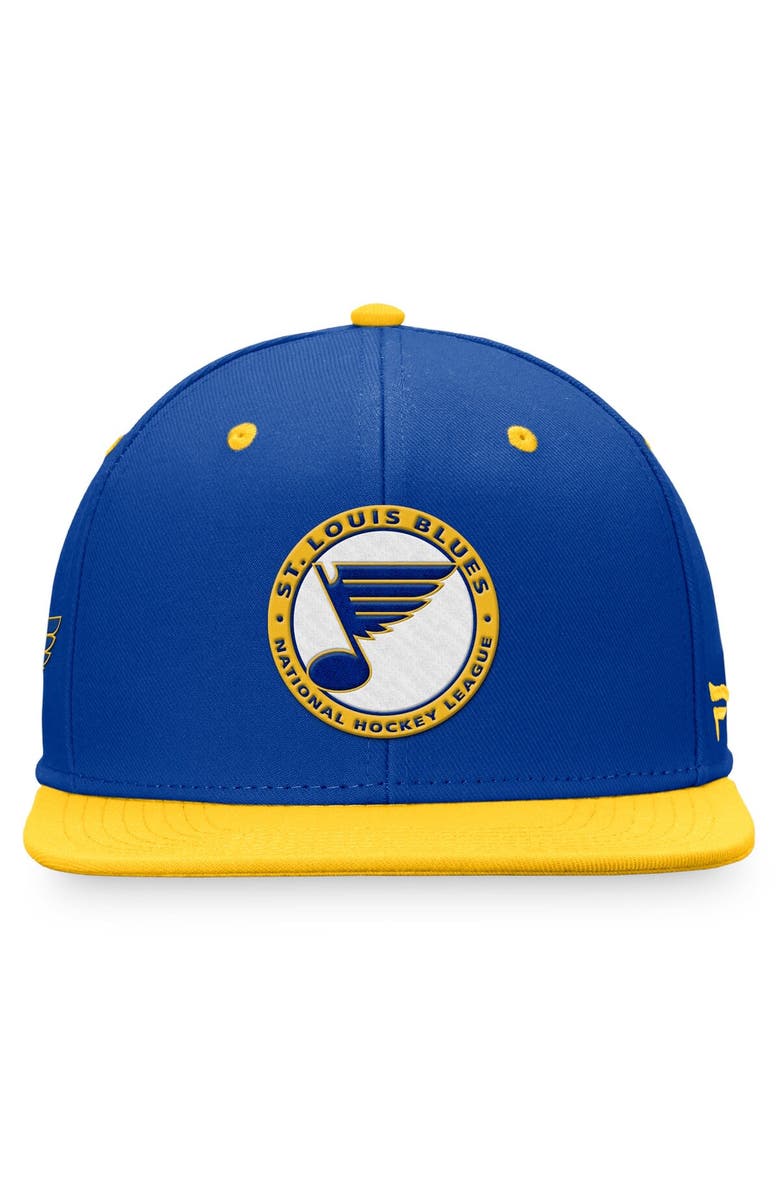 FANATICS Men's Fanatics Royal St. Louis Blues Heritage Vintage Retro Fitted Hat, Alternate, color, Royal