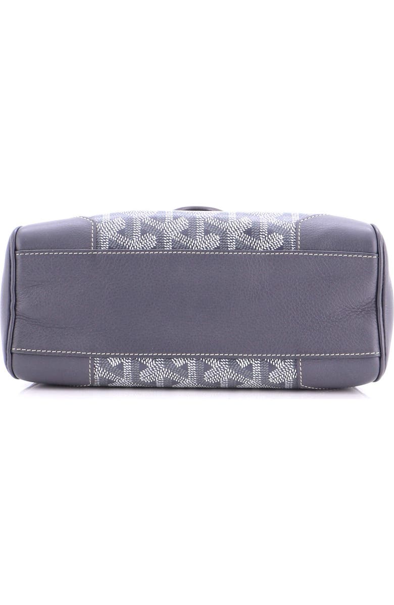 Pre-Owned Goyard Saigon Top Handle Bag Coated Canvas with Leather Mini, Alternate, color, Gray