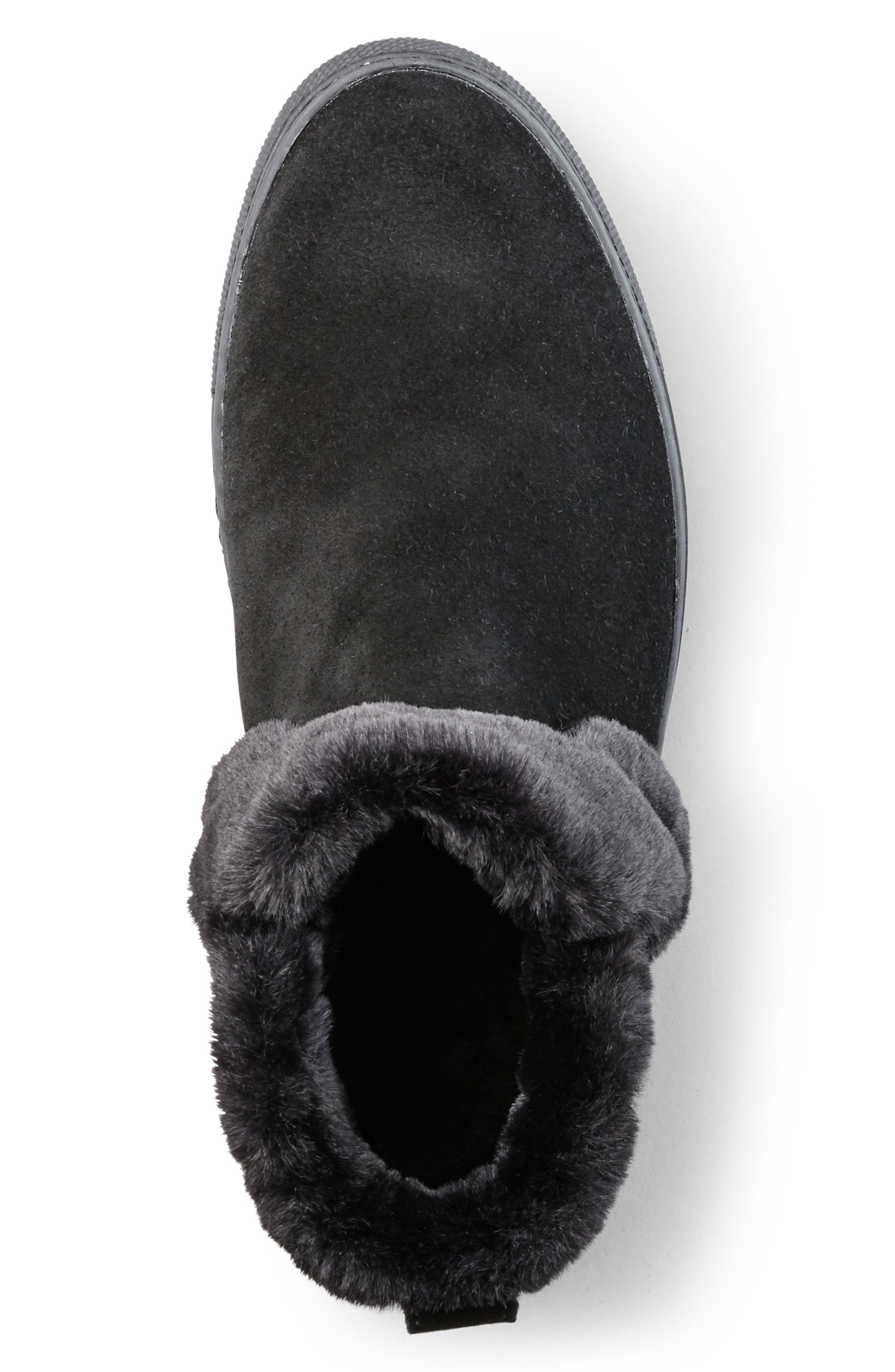 Cougar Duffy Faux Fur Trim Waterproof Bootie, Alternate, color, 