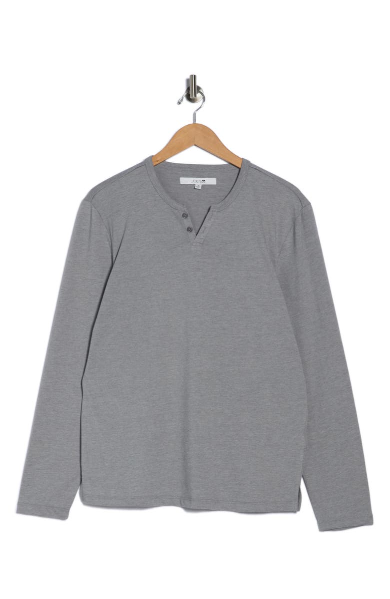 Joe's Classic Long Sleeve Henley, Alternate, color, Steel