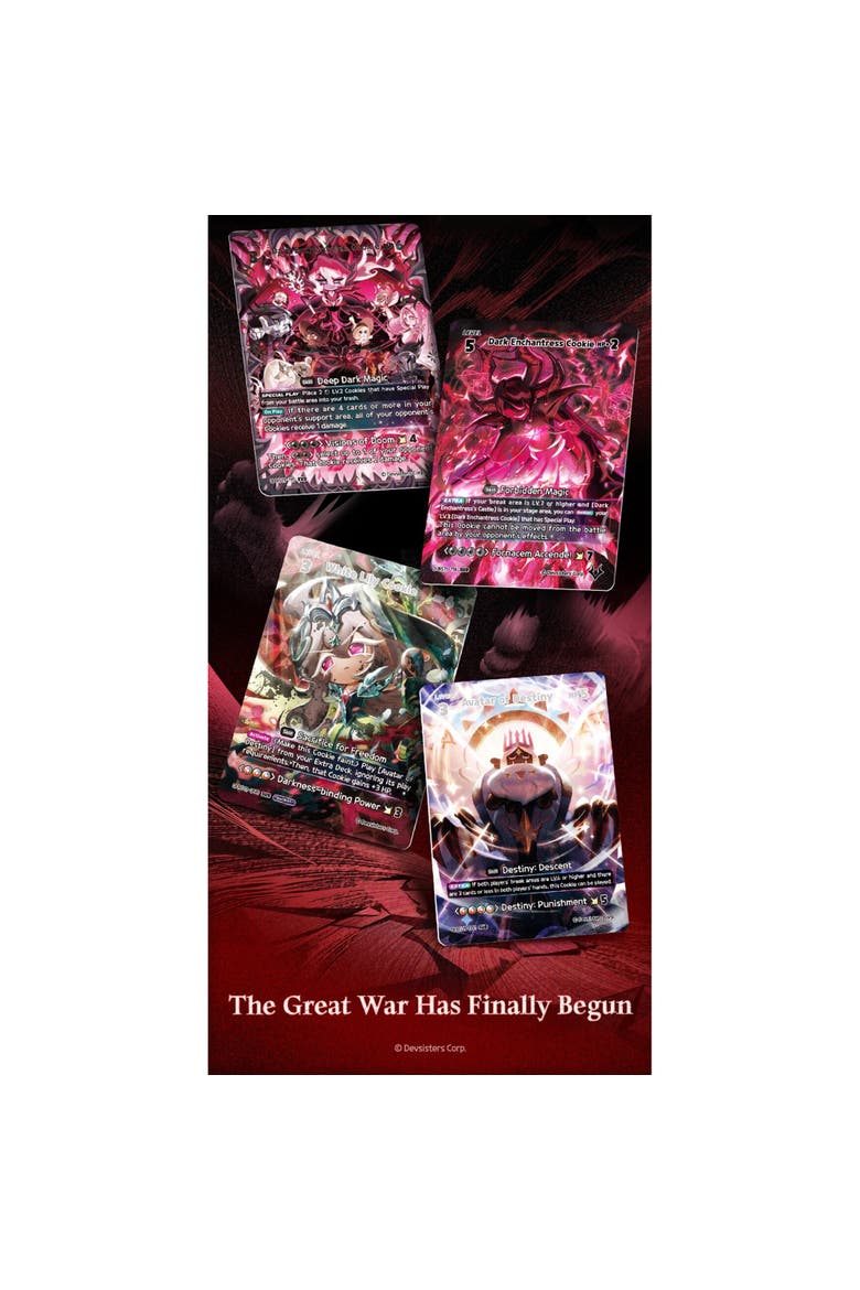 CookieRun TCG The Dark Enchantress War Braverse Trading Card Game, Alternate, color, Multicolored