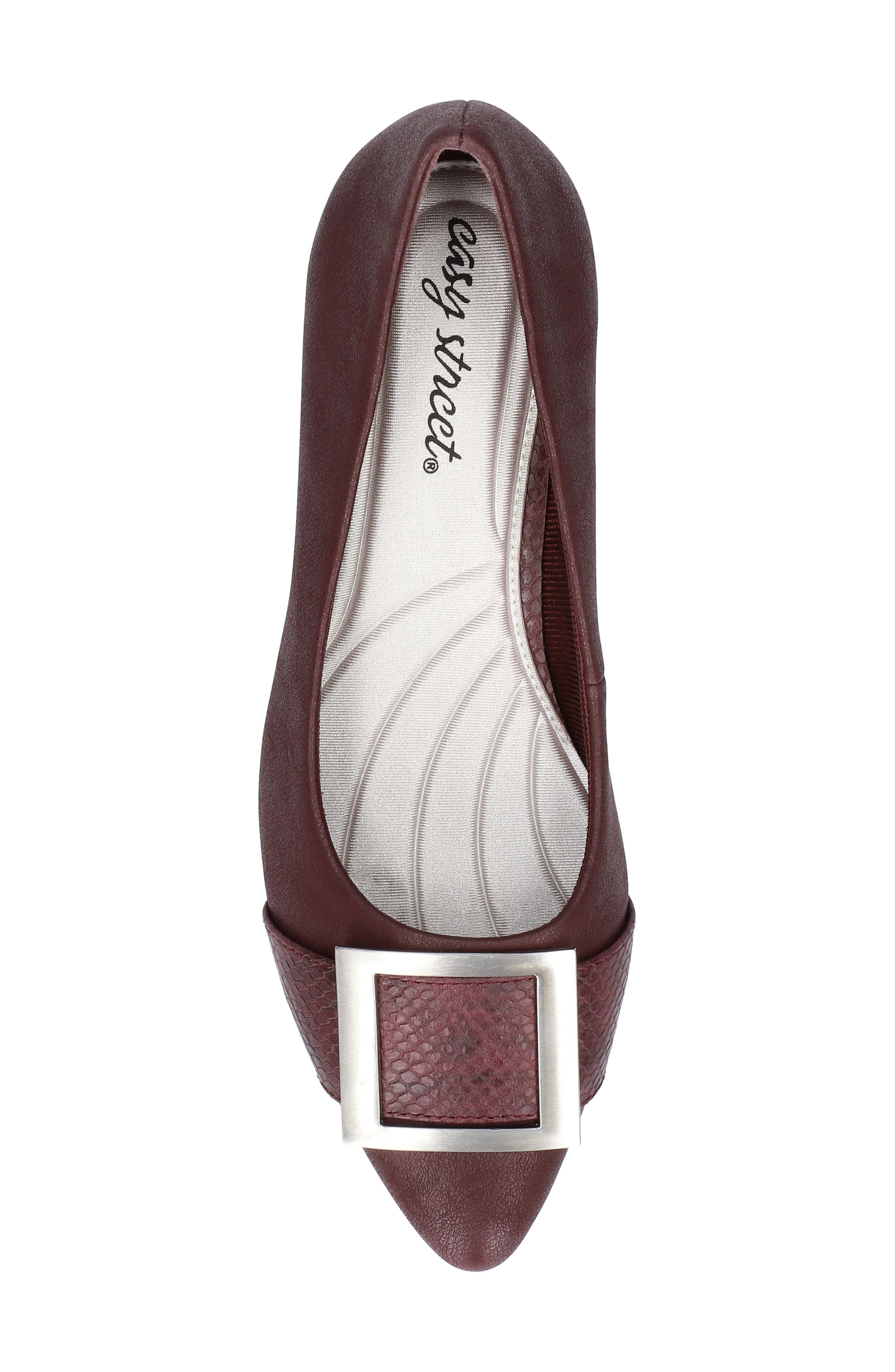 EASY STREET Cider Pointed Toe Pump, Alternate, color, Burgundy Matte