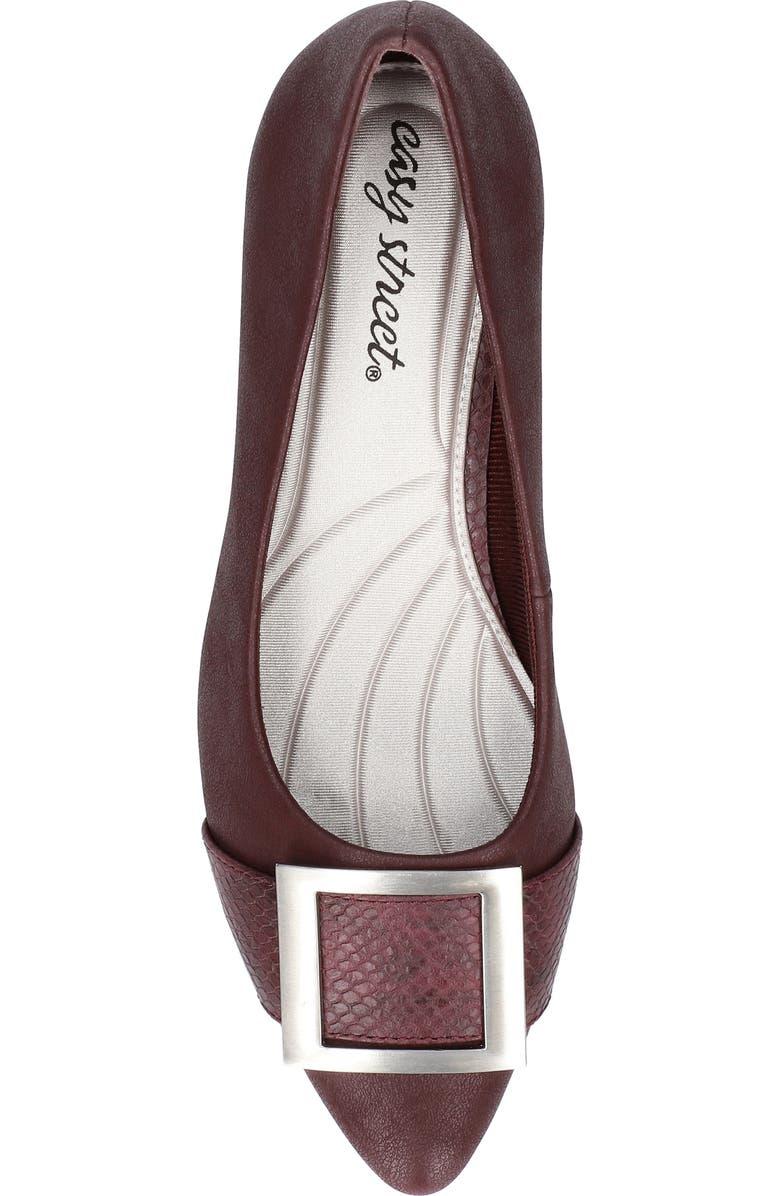 EASY STREET Cider Pointed Toe Pump, Alternate, color, Burgundy Matte