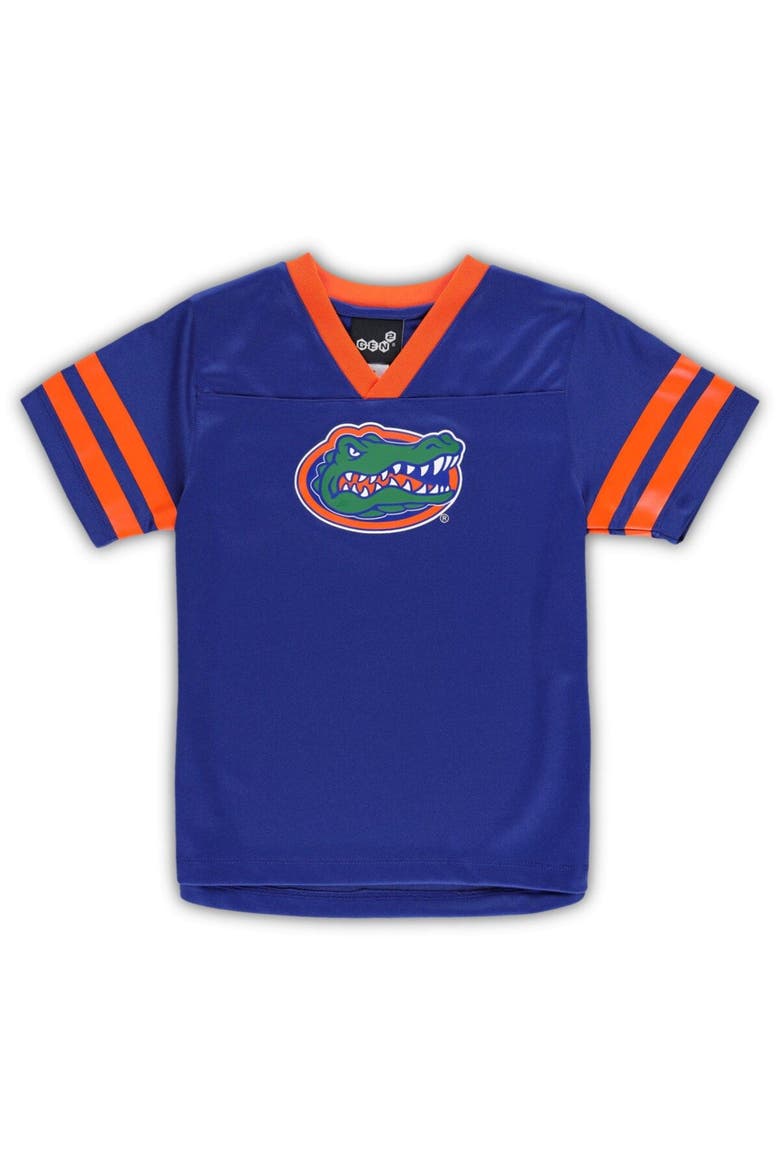Preschool Royal/Orange Florida Gators Red Zone Jersey & Pants Set, Alternate, color, Royal