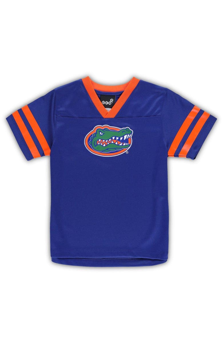 Outerstuff Preschool Royal/Orange Florida Gators Red Zone Jersey & Pants Set, Alternate, color, Royal