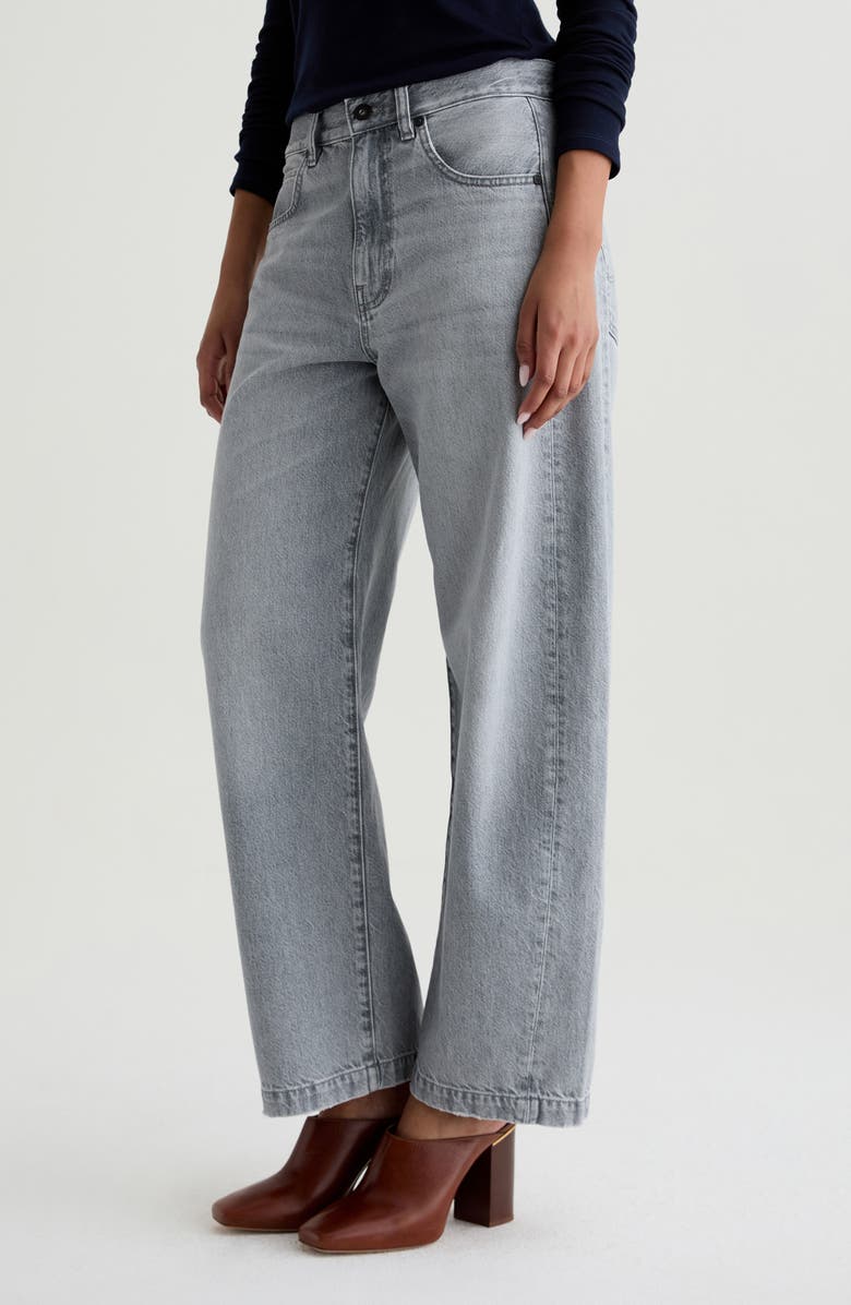 AG Hattie High Waist Barrel Leg Jeans, Alternate, color, Al Fresco