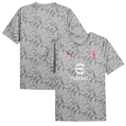 Men's Puma Gray AC Milan 2025/26 Pre-Match Training Jersey