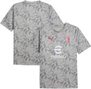PUMA Men's Puma Gray AC Milan 2025/26 Pre-Match Training Jersey