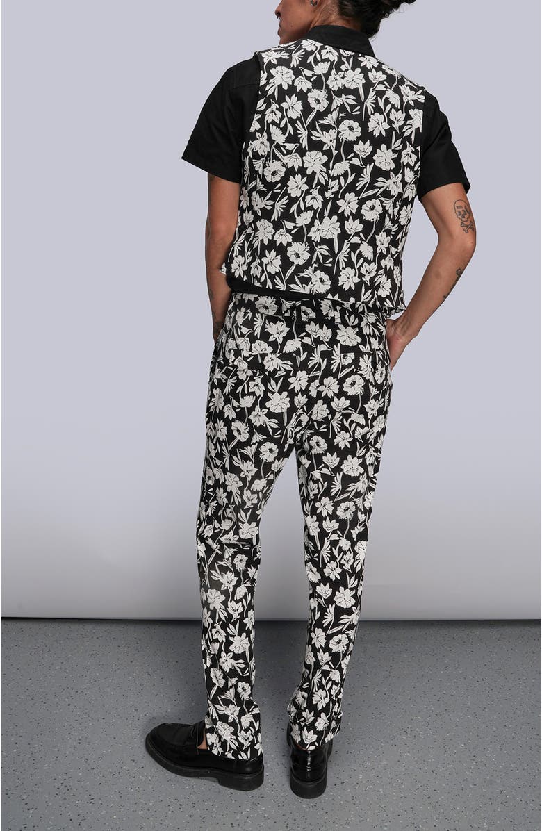 WILDFANG The Empower Vest, Alternate, color, Monochrome Floral Black