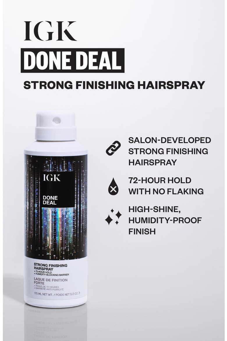 Done Deal Strong Hold Hairspray, Alternate, color, NO COLOR