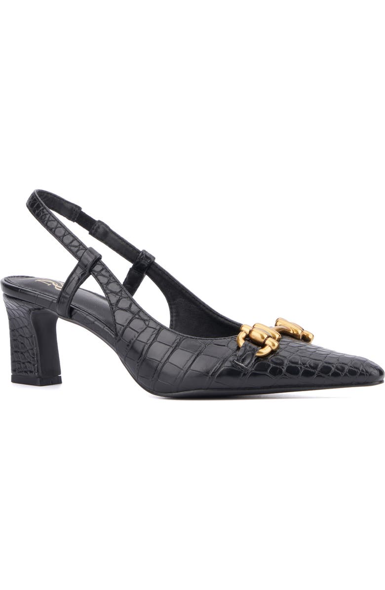NEW YORK AND COMPANY Ilona Horsebit Slingback Pump, Main, color,