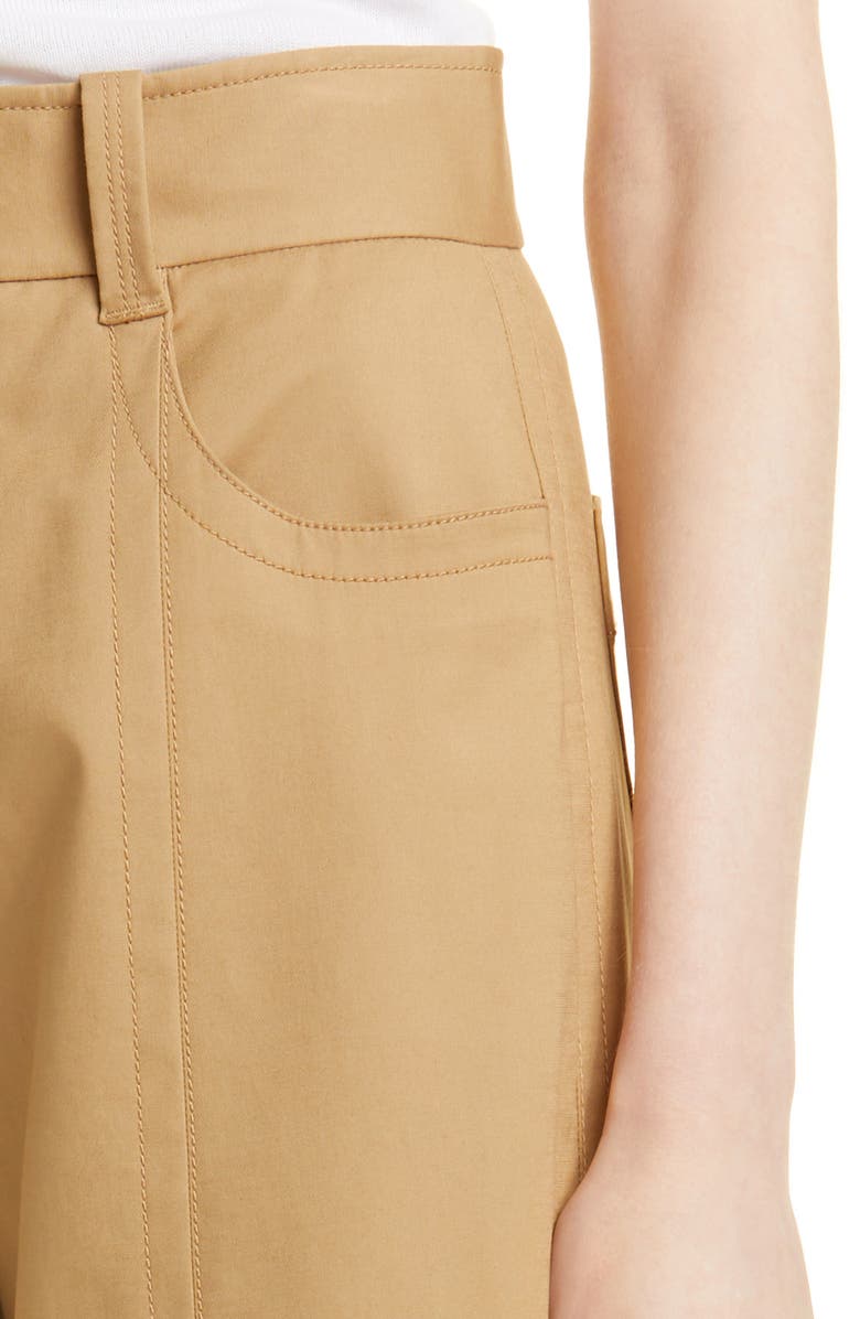 Vince Seam Front Stretch Cotton Trousers, Alternate, color, 