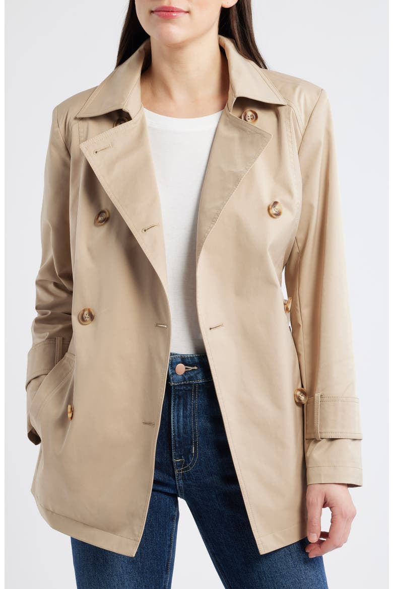 Belted Trench Coat, Alternate, color, SAND