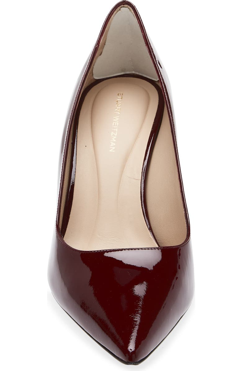 Stuart Weitzman Stuart Supersculpt 75 Pump, Alternate, color, Rosewood Patent