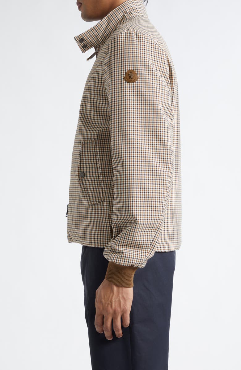 Moncler Almogordo Reversible Short Down Jacket, Alternate, color, Beige