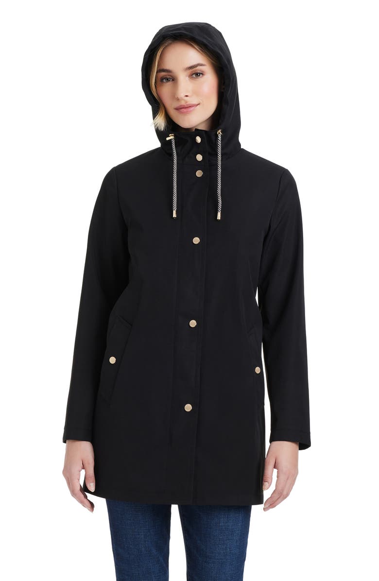 Kate Spade New York hooded rain jacket, Alternate, color,