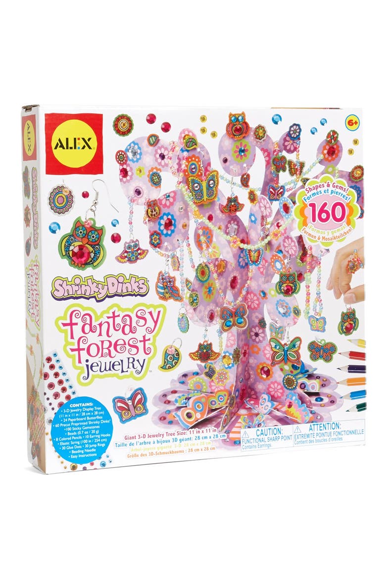 Alex® Toys 'Fantasy Forest' Jewelry Making Kit with Shrinky Dinks®, Main, color, NONE