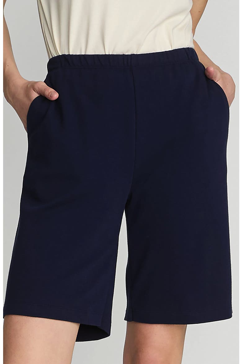 Sport Knit High Rise Shorts, Main, color, Radiant Navy