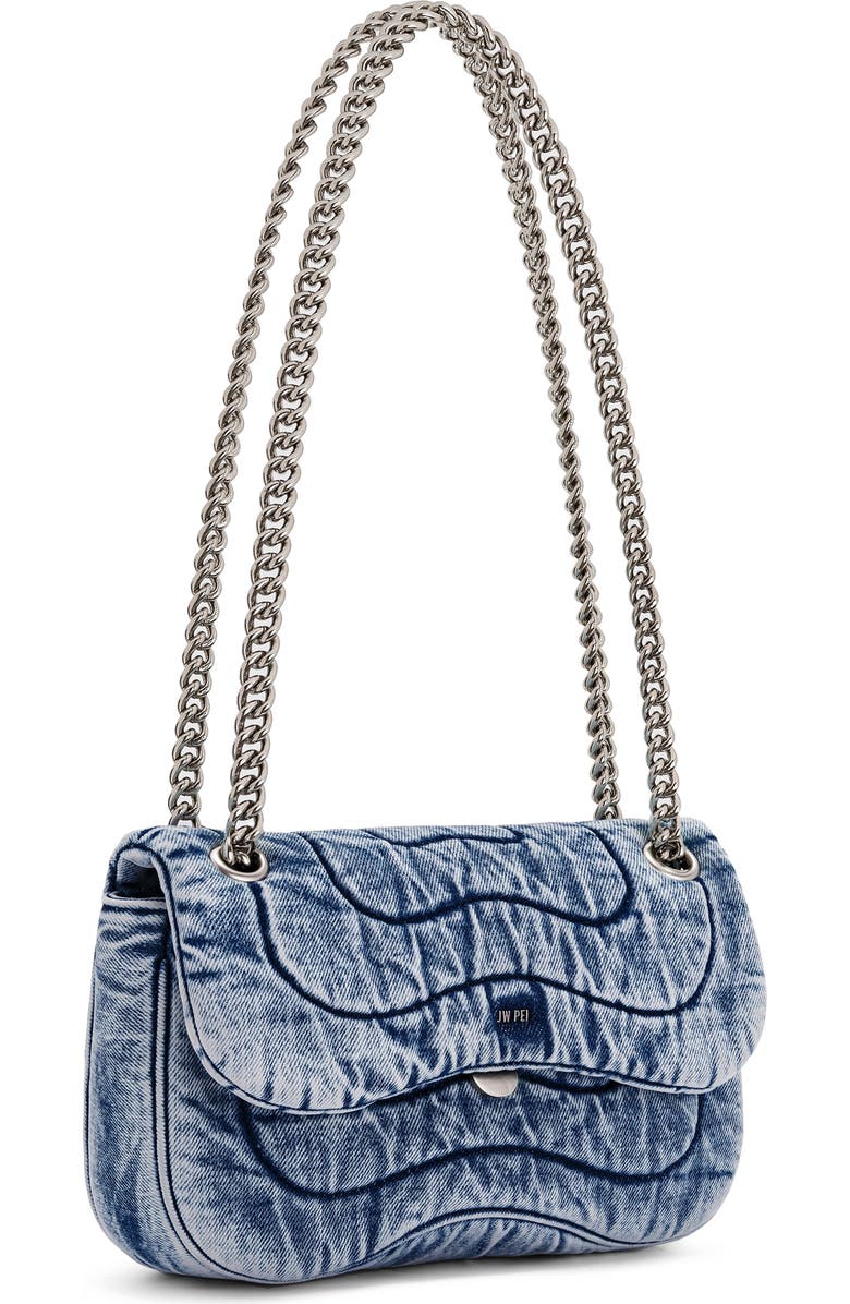 JW PEI Tina Quilted Denim Convertible Crossbody Bag, Alternate, color,