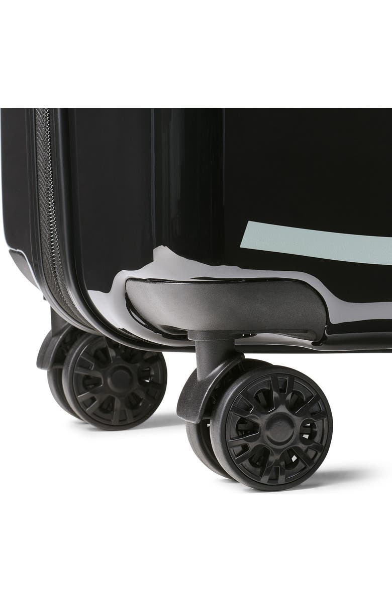 KARL LAGERFELD Karl in A Box Upright Suitcase, Alternate, color, Black