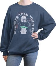 Star Wars: The Mandalorian Junior's Star Wars The Mandalorian Stronger Than Fireworks Sweatshirt